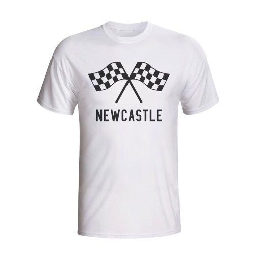 Newcastle Waving Flags T-shirt (white) - Kids