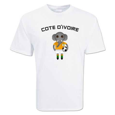 Cote D\'ivoire Mascot Soccer T-shirt