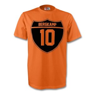 Dennis Bergkamp Holland Crest Tee (orange) - Kids