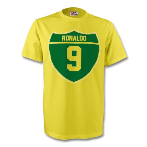 Ronaldo Brazil Crest Tee (yellow)