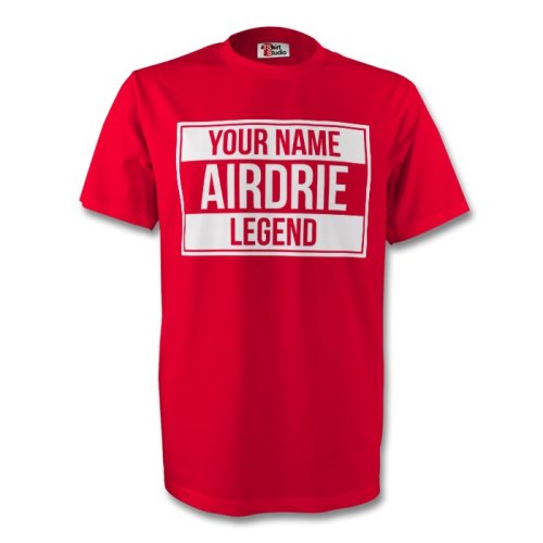 Your Name Airdrie Legend Tee (red) - Kids