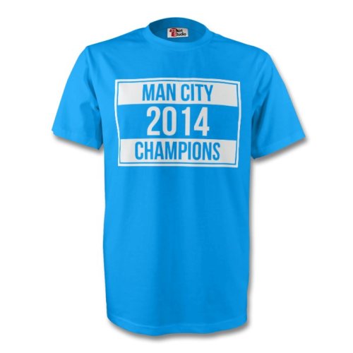 Manchester City 2014 Champions Tee (sky Blue) - Kids