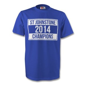 St Johnstone 2014 Champions Tee (blue) - Kids