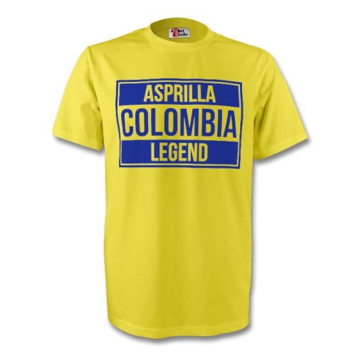 Faustino Asprilla Colombia Legend Tee (yellow)