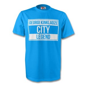 Georgi Kinkladze Man City Legend Tee (sky Blue) - Kids