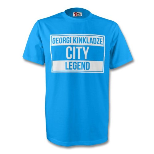 Georgi Kinkladze Man City Legend Tee (sky Blue) - Kids