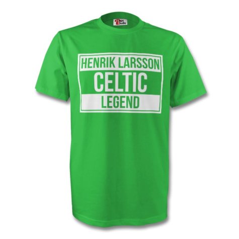 Henrik Larsson Celtic Legend Tee (green)