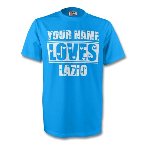 Your Name Loves Lazio T-shirt (sky) - Kids