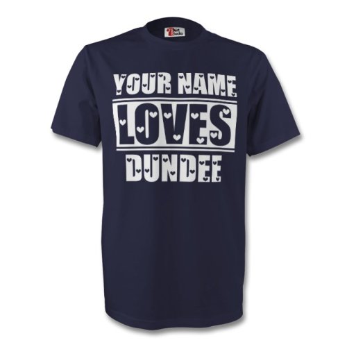 Your Name Loves Dundee T-shirt (navy) - Kids