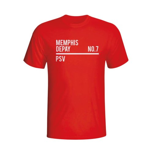 Memphis Depay Psv Squad T-shirt (red) - Kids