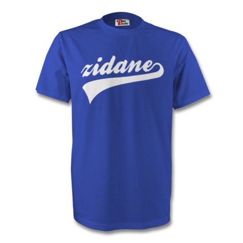 Zinedine Zidane France Signature Tee (blue)