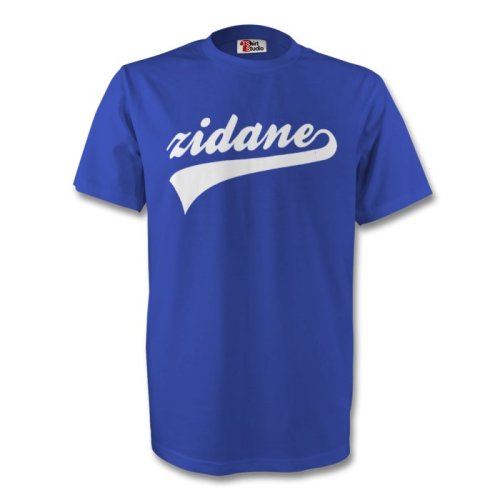 Zinedine Zidane France Signature Tee (blue) - Kids