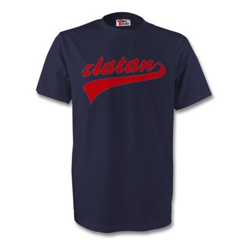 Zlatan Ibrahimovic Psg Signature Tee (navy)