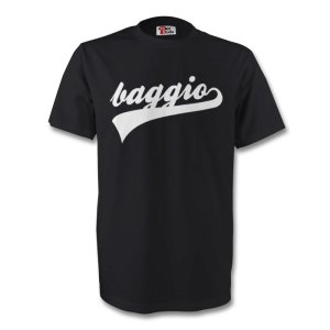 Roberto Baggio Juventus Signature Tee (black) - Kids Roberto Baggio Juventus Signature Tee (black) - Kids