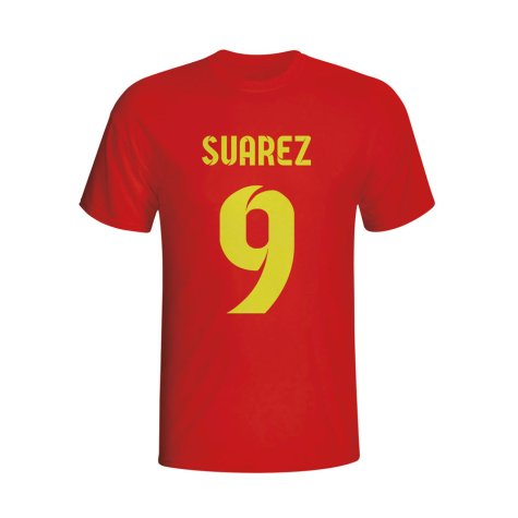 Luis Suarez Barcelona Hero T-shirt (red)