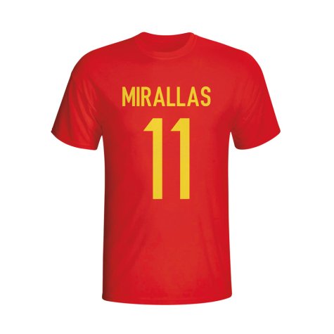 Kevin Mirallas Belgium Hero T-shirt (red)