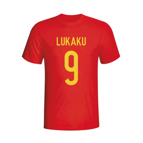 Romelu Lukaku Belgium Hero T-shirt (red)