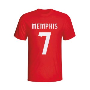 Memphis Depay Psv Hero T-shirt (red)