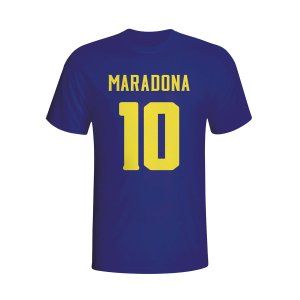 Diego Maradona Boca Juniors Hero T-shirt (navy) - Kids