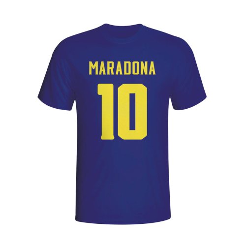 Diego Maradona Boca Juniors Hero T-shirt (navy) - Kids