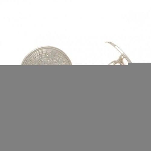 Leicester City FC Silver Plated Formed Cufflinks