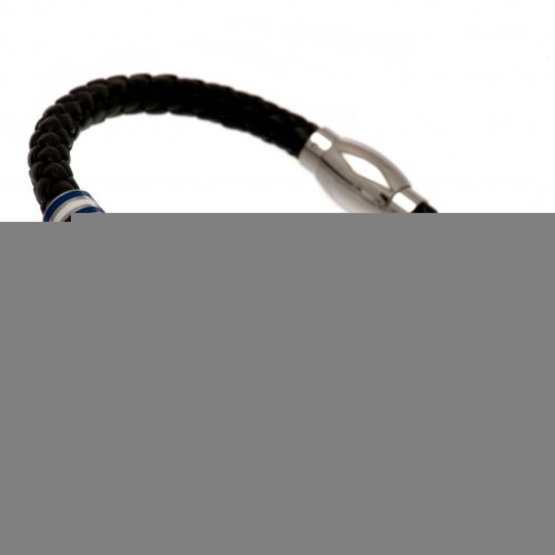 Leicester City FC Colour Ring Leather Bracelet