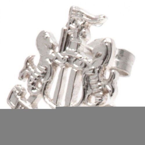 Newcastle United FC Sterling Silver Stud Earring