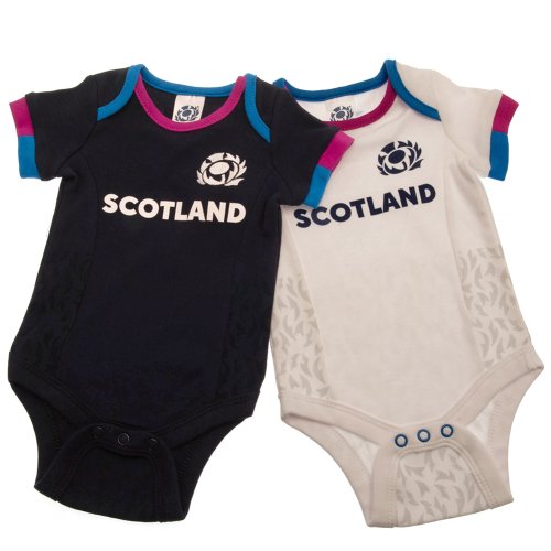 Scotland RU 2 Pack Bodysuit 6-9 Mths PB