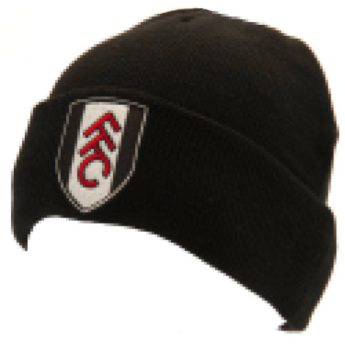 Fulham FC Black Cuff Beanie