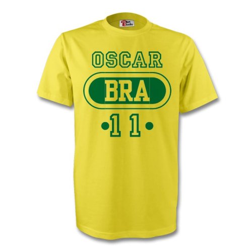 Thiago Silva Brazil Bra T-shirt (yellow) - Kids