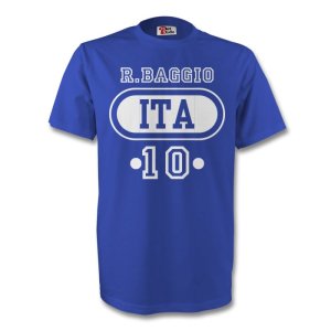 Paolo Maldini Italy Ita T-shirt (blue)