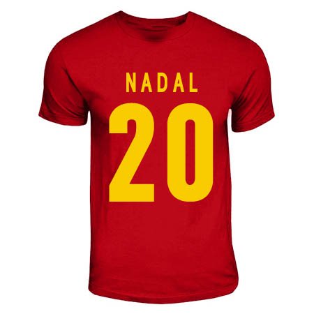 Miguel Angel Nadal Spain Hero T-shirt (red)