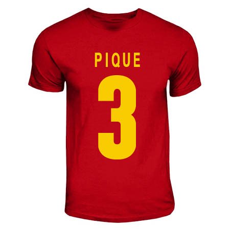 Pique Spain Hero T-shirt (red)