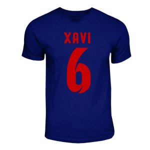 Xavi Barcelona Hero T-shirt (navy)