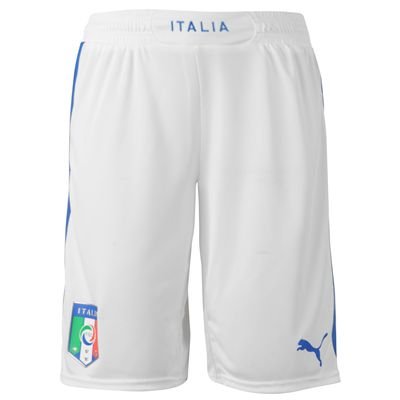 2012-13 Italy Euro 2012 Home Football Shorts (Kids)