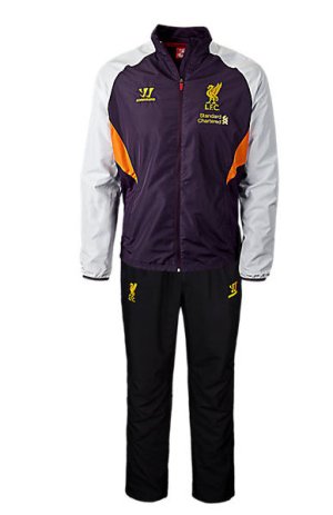 2012-13 Liverpool Warrior Presentation Tracksuit (Purple) - Kids