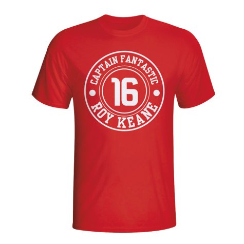 Roy Keane Man Utd Captain Fantastic T-shirt (red)