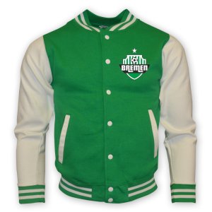 Werder Bremen College Baseball Jacket (green) - Kids