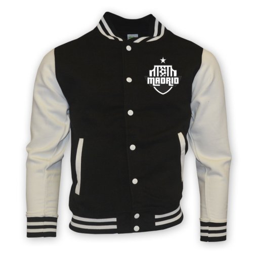 Real Madrid College Baseball Jacket (black)