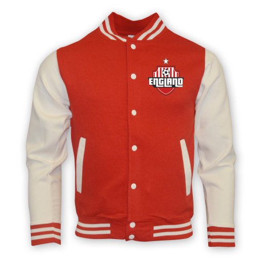 England College Baseball Jacket (red)