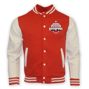 Liverpool College Baseball Jacket (red)