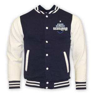 Scotland College Baseball Jacket (navy)