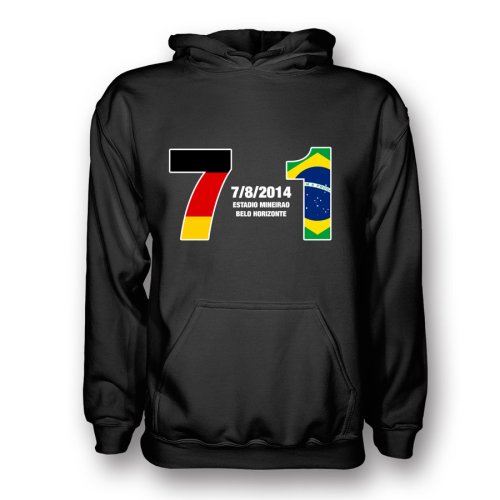 Germany 7 Brazil 1 Hoody (black) - Kids