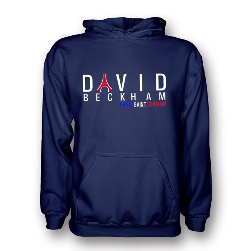 David Beckham Psg Eiffel Tower Hoody (navy)