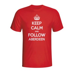 Keep Calm And Follow Aberdeen T-shirt (red) - Kids