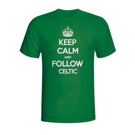 Keep Calm And Follow Celtic T-shirt (green) - Kids