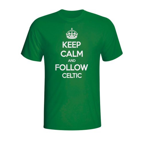 Keep Calm And Follow Celtic T-shirt (green) - Kids