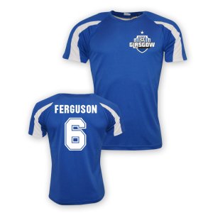 Barry Ferguson Rangers Sports Training Jersey (blue)