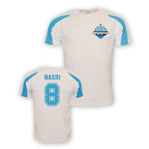 Samir Nasri Man City Sports Training Jersey (white) - Kids