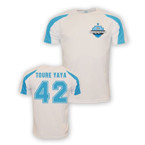 Yaya Toure Man City Sports Training Jersey (white)